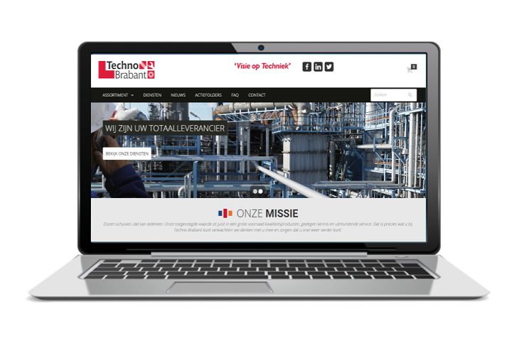 Nieuwe webshop Techno Brabant